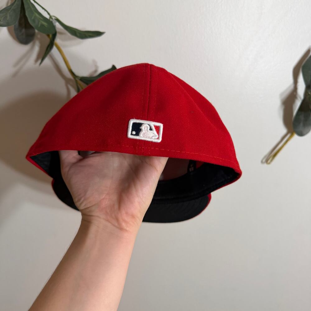 Angels Red Baseball Hat - Picture 2 of 3
